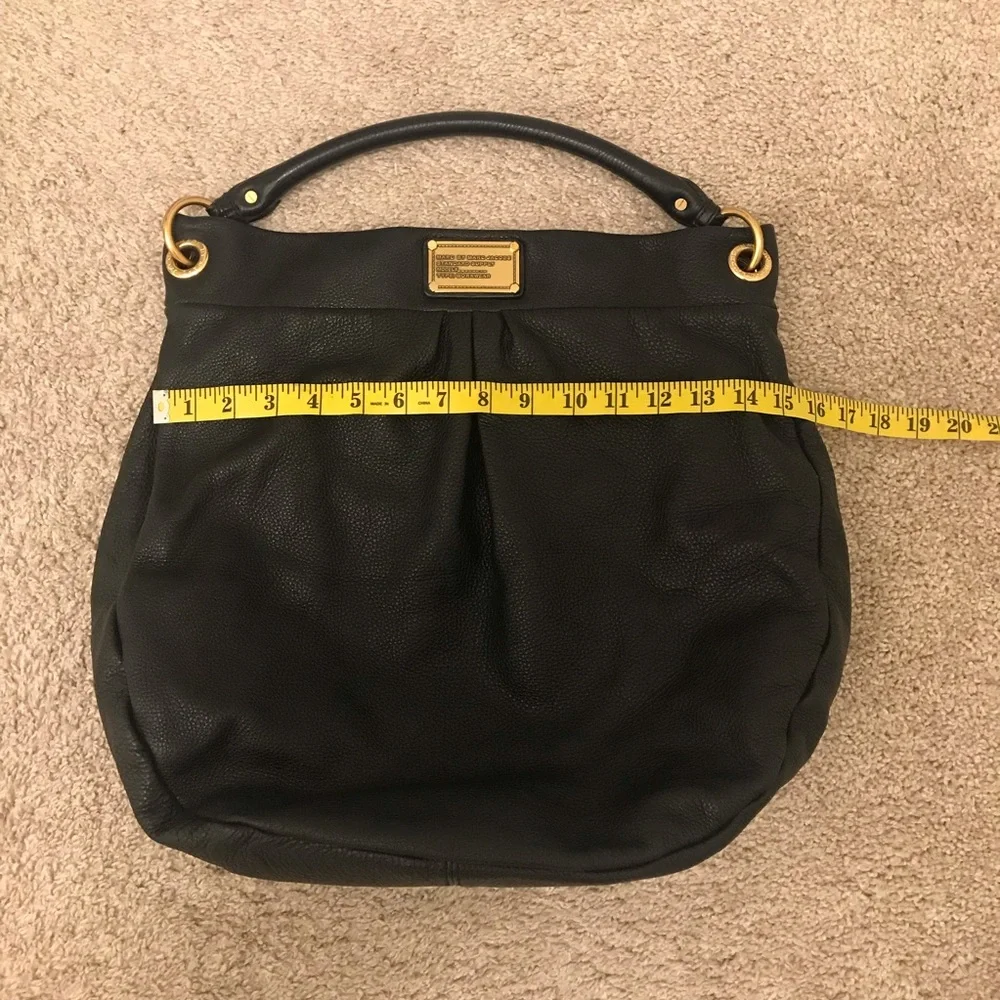 Marc Jacob Tote Hobo Black Leather Women's Bag - Picture 4 of 16